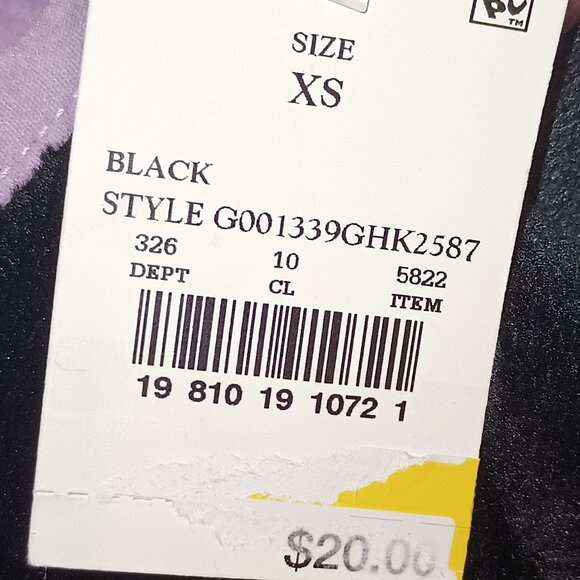 NEW Girls' Kurmoni Zip-Up Sweatshirt - Black XS - Picture 7 of 8